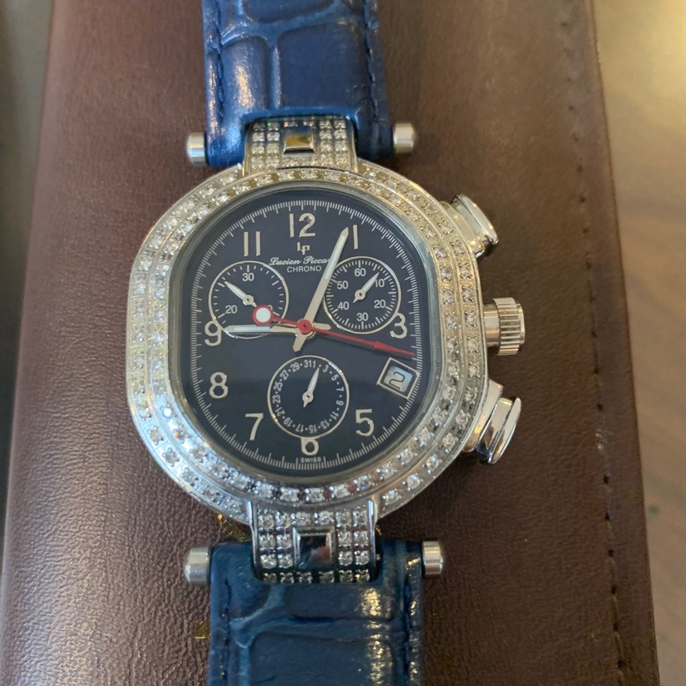 Lucien Picard - Capella - Diamond & Leather Watch